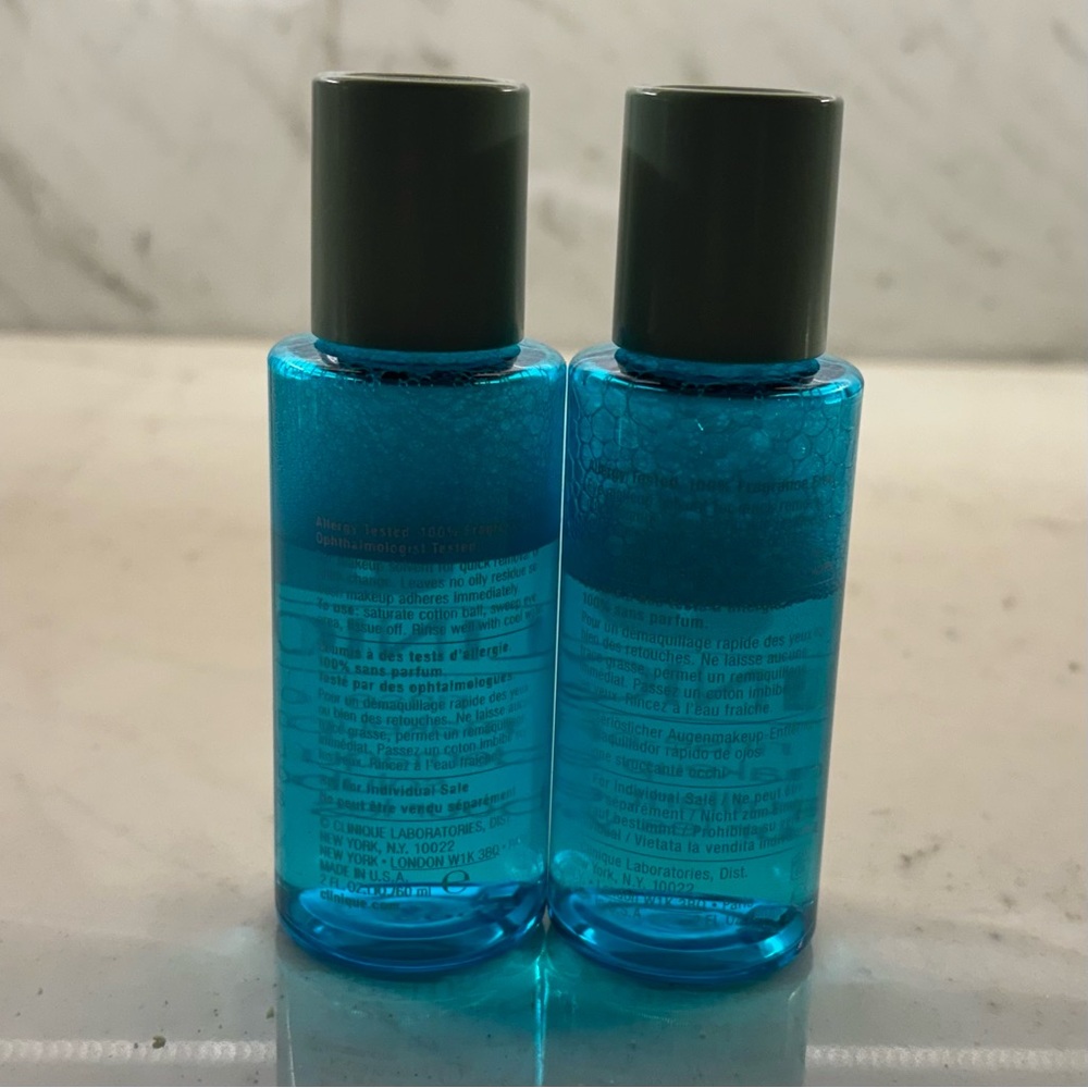 Clinique rinse off eye makeup solvent - two items - 2 oz each - Picture 2 of 6